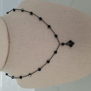 Lily Rachel black crystal necklace